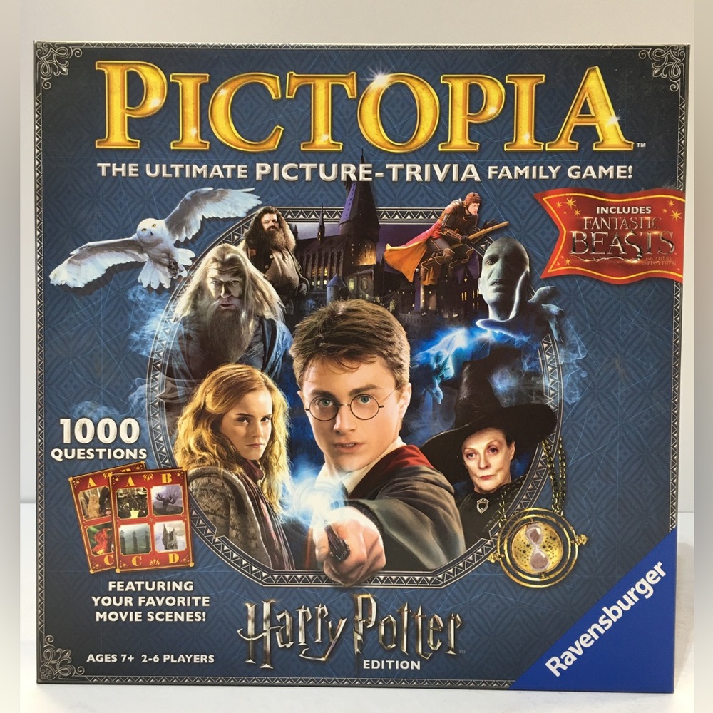 NIB! Pictopia Harry Potter Edition Includes Fantastic Beasts Factory Sealed 2017